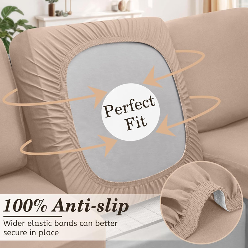 Housse pour canapé en tissu, Tissu rose