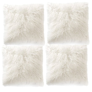 Faux Fur Throw Cushion Covers Square