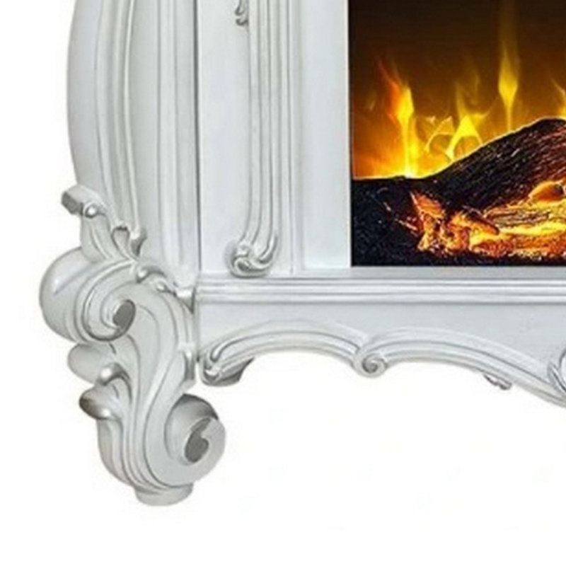 ACME Denesa Fireplace, White