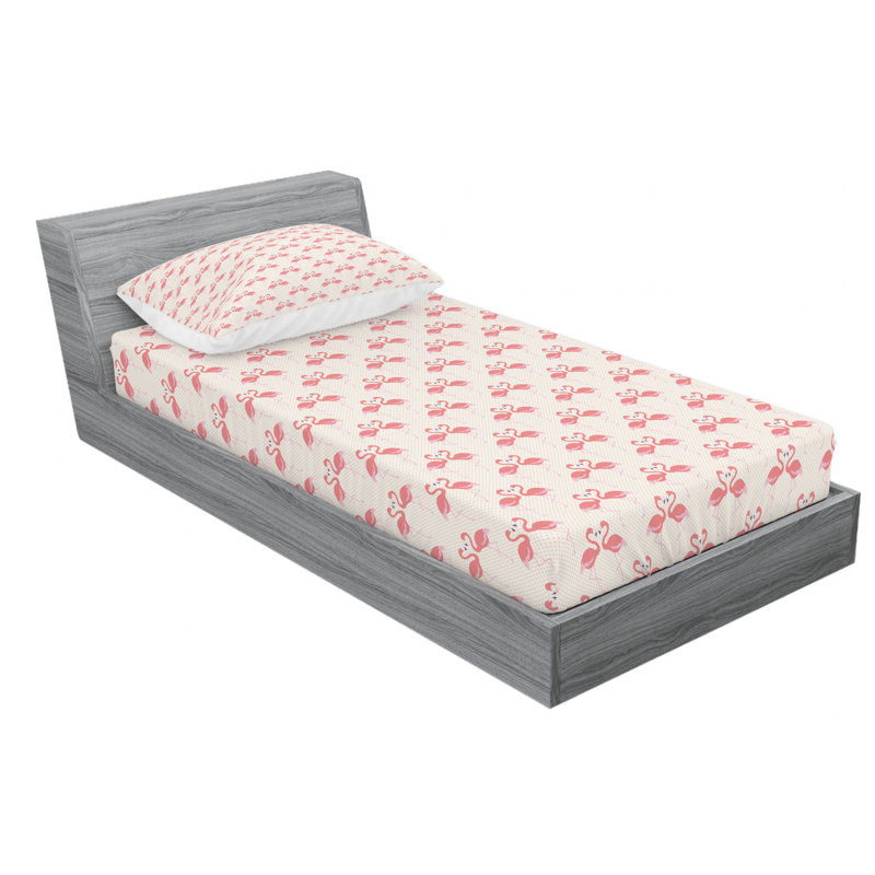 Microfiber Sheet Set, Twin Sheet Set with Fitted Sheet