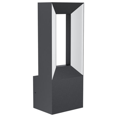 Penley Black 29cm H Integrated LED Outdoor Flush Mount