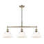 Luminaire suspendu linéaire à 3 lumières pour îlot de cuisine Weatherford-970020808-970020809