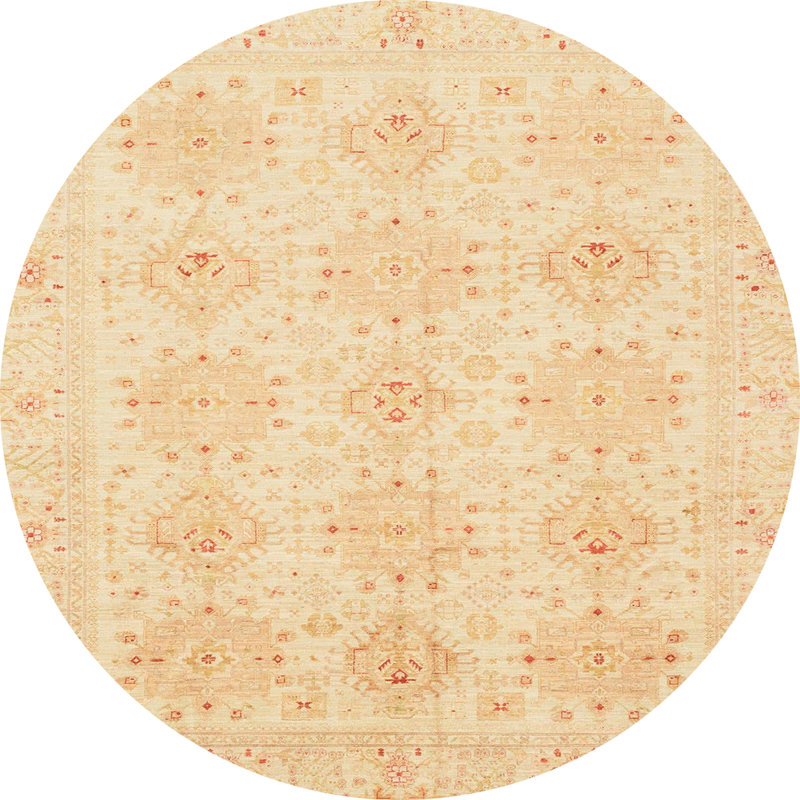 Tapis abstrait 3776, Rond 5 pi