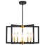 Lustre style lanterne carrée / rectangulaire à 6 lumières style bougie de style campagnard-1425809086-1437606496