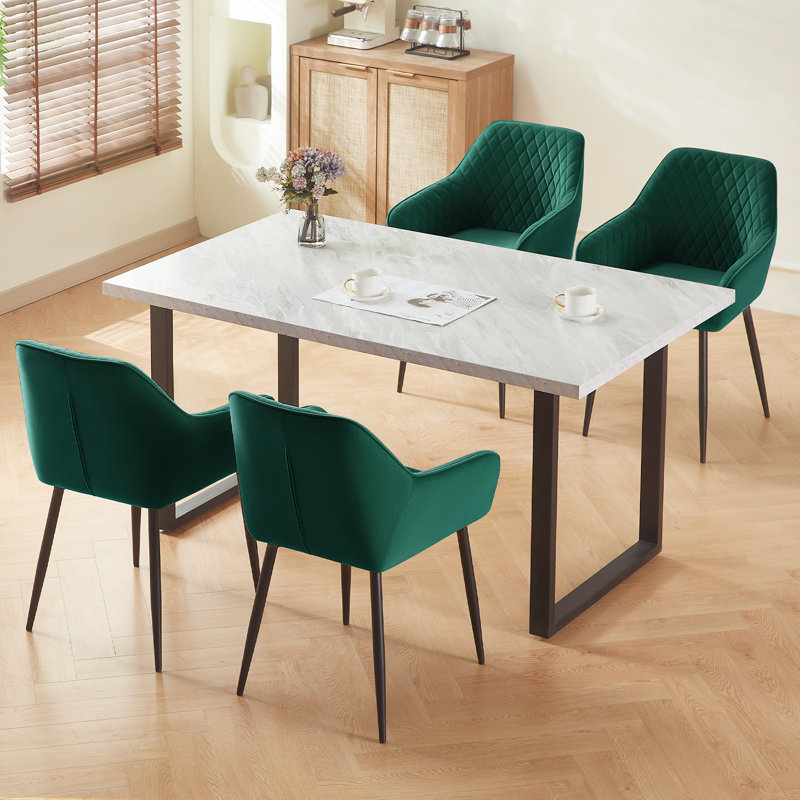 Sexton Upholstered Dining Chair, Green