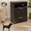 Armoire de rangement pour distributeur de nourriture pour animaux