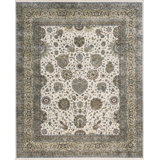 Kashan Wool Oriental Area Rug