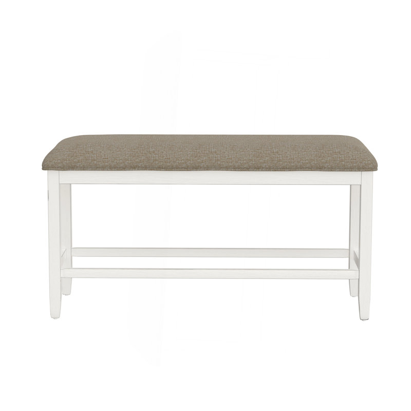 Ensemble de salle à manger brun et blanc 6 pièces