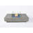 Montecarlo 60" Light Grey Concrete Fire Table 60,000 BTU - Includes Fire Glass, Lid & PVC Cover-111175360