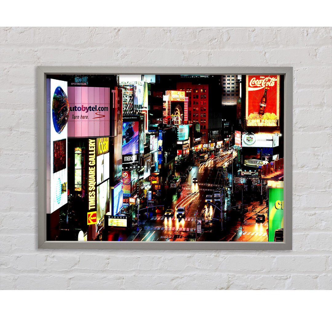 New York City Times Square Lichter - Druck