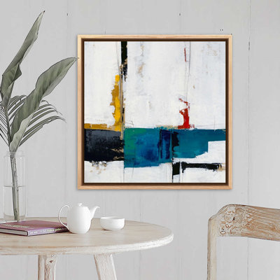 Stroke of Luck I par Sydney Edmunds - Ensemble de 1 reproduction carrée sur toile