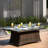 Onfleek Rectangle Aluminium Propane Smokeless Fire Pit Table