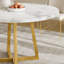 Table de salle à manger 31,5 ", table de cuisine industrielle avec base en métal