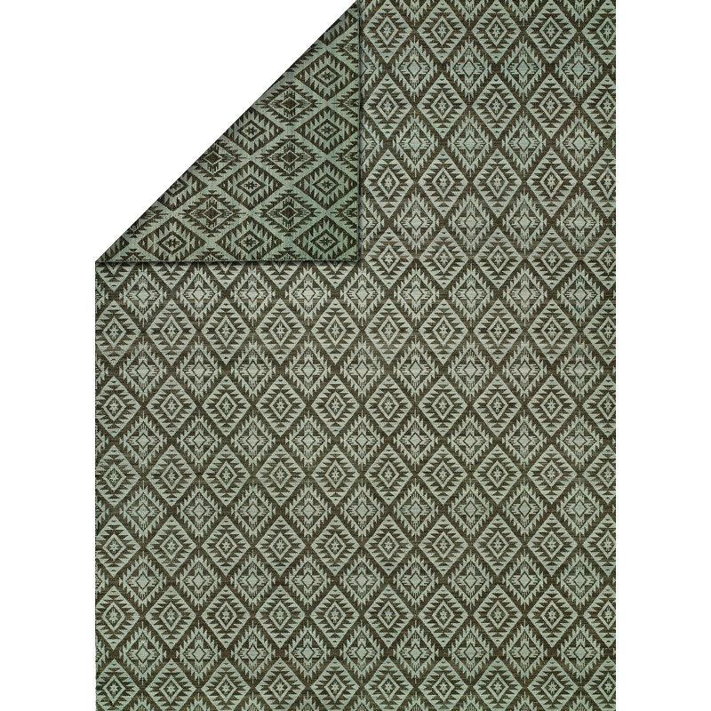 Wool Geometric Indoor Rug, Rectangle 2' x 3'
