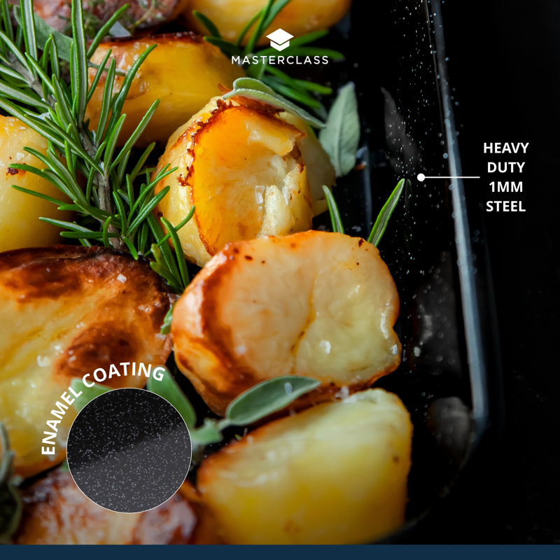 MasterClass Professional Non-Stick Stainless Steel Roasting Pan