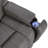 Wiley Triple-Power Leather Theater Sofa