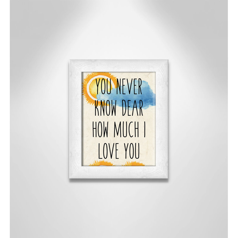Impression sur papier Sunshine C, H 10 po x l 8 po x P 0,6 po, Encadré plat à grain de bois blanc