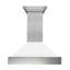 Hotte murale en acier inoxydable satiné à conduit 36 po ZLINE-1507581356