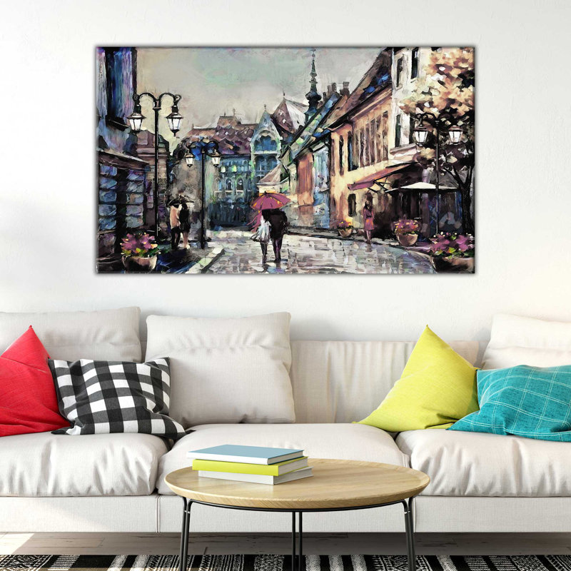 « spring amour », reproduction sur toile, H 28 po x l 48 po x P 1,5 po