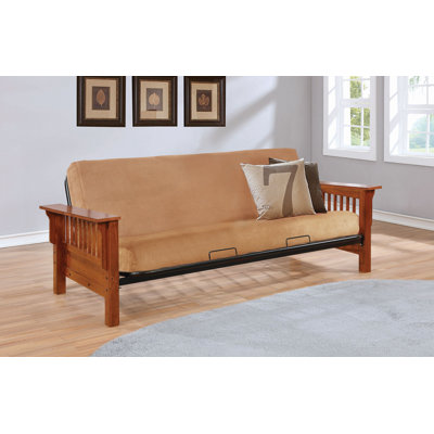 Strassen Full 82'' Wide Futon Frame
