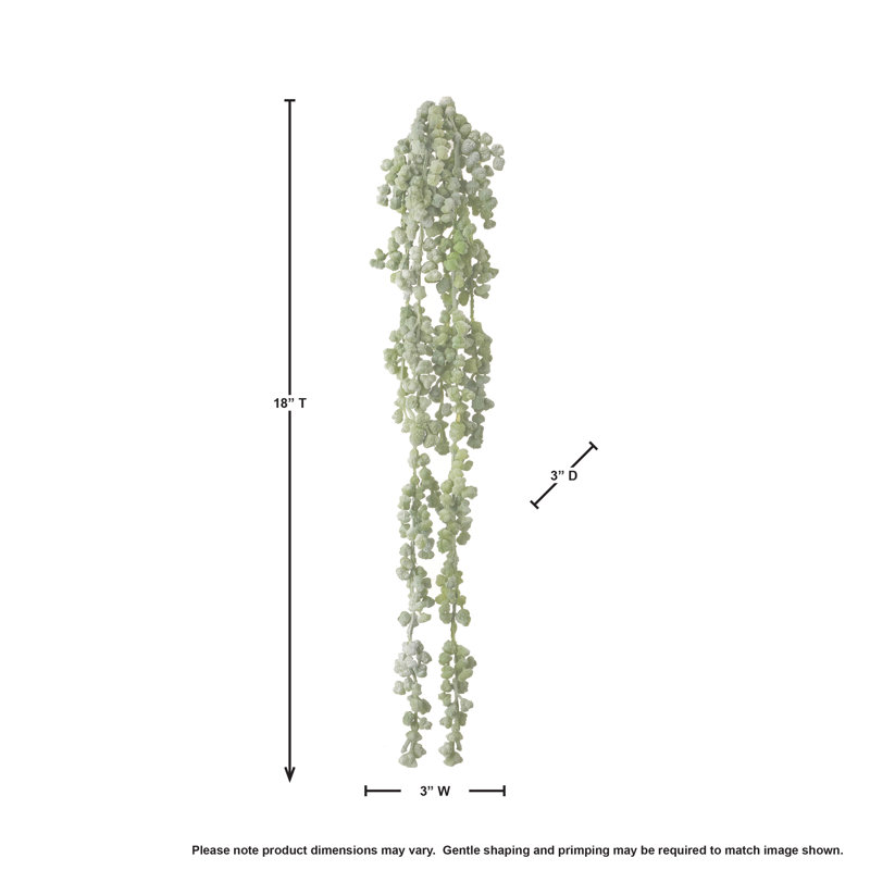 Vigne 18 po en plastique naturel, Gris