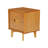 Solid Wood Groove Handle 2-Drawer Nightstand-1975598144