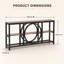 Console industrielle 70,9 "avec structure en métal