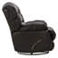 Fauteuil inclinable et pivotant en cuir italien-40057386