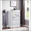 Commodes et amp; Garde-robes | Commode traditionnelle à 1 porte en métal blanc avec serrure pour contenant | Blanc | Métal-1740388307