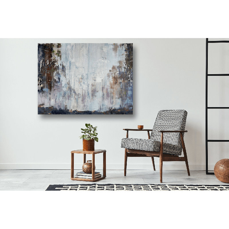 Mist - Artist Enhanced Canvas Print, White Framed Canvas, 40" H x 60" W x 1.5" D