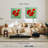 Harnek Red Poppies Contemporary Style-109331294