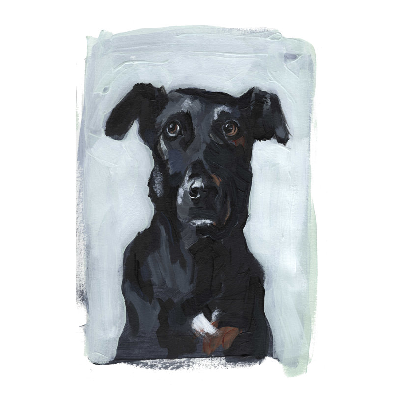 Bestie Portrait I, H 12 po x l 8 po