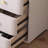 Makeup Vanity with Light mirror,5 drawers,1 chair-1650917692