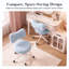 Fauteuil de meuble-lavabo contemporain pivotant rembourré à boucles Teddy-1868321267