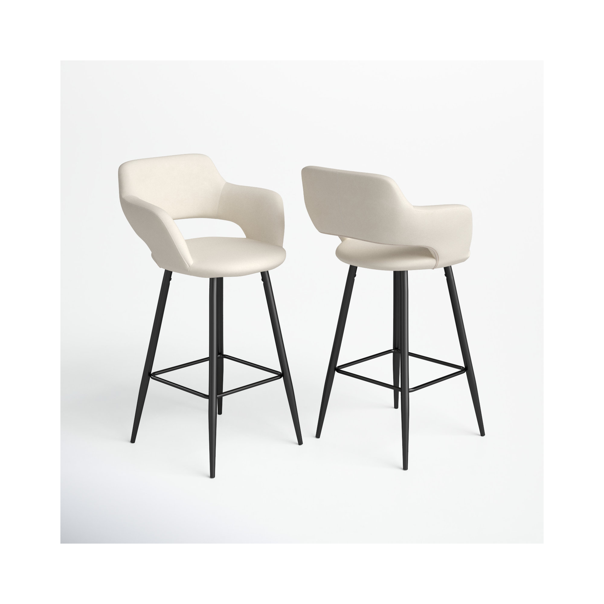 Lake Bar/Counter Stool, Counter Stool (25" Seat Height), Cream