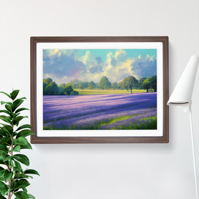 XH1022-9407X Unforgettable Bluebell Field - Single Picture Frame Print