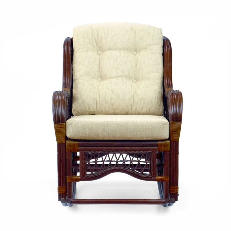 Schull Wicker Rocking Chair, Cream