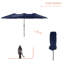 Parasol de marché 108 po Sabrie-76002457