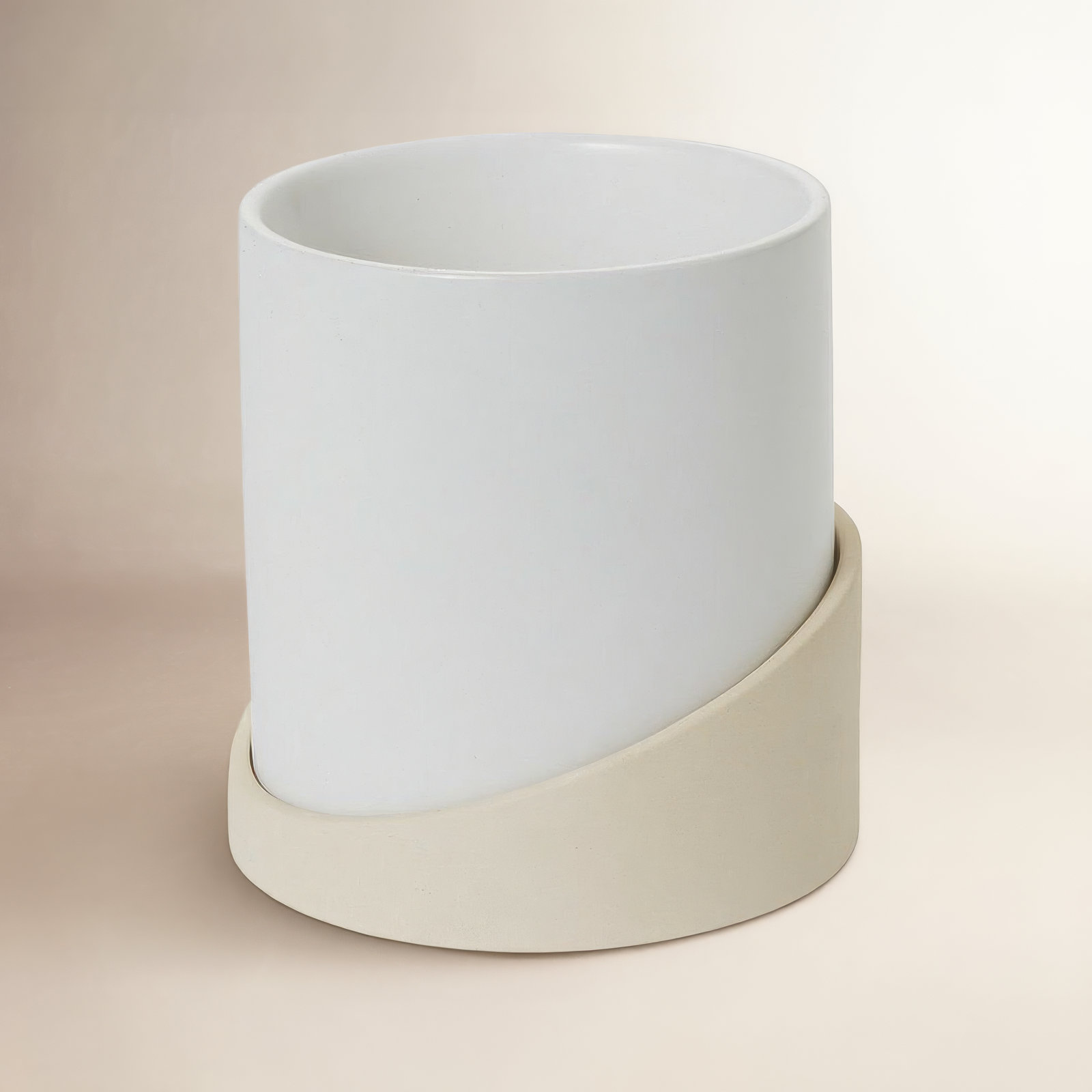 Mel Handmade Ceramic Pot Planter, 7.25" H x 6.5" W x 6.5" D