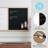Thomas Martha Stewart Magnetic Weekly Calendar Dry Erase Board and Chalk Board with Liquid Chalk Marker-89798331