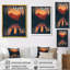 Chat jaune jaune et noir au coucher du soleil, lac coucher de soleil II - décor mural coucher de soleil-1770922931-1770922923