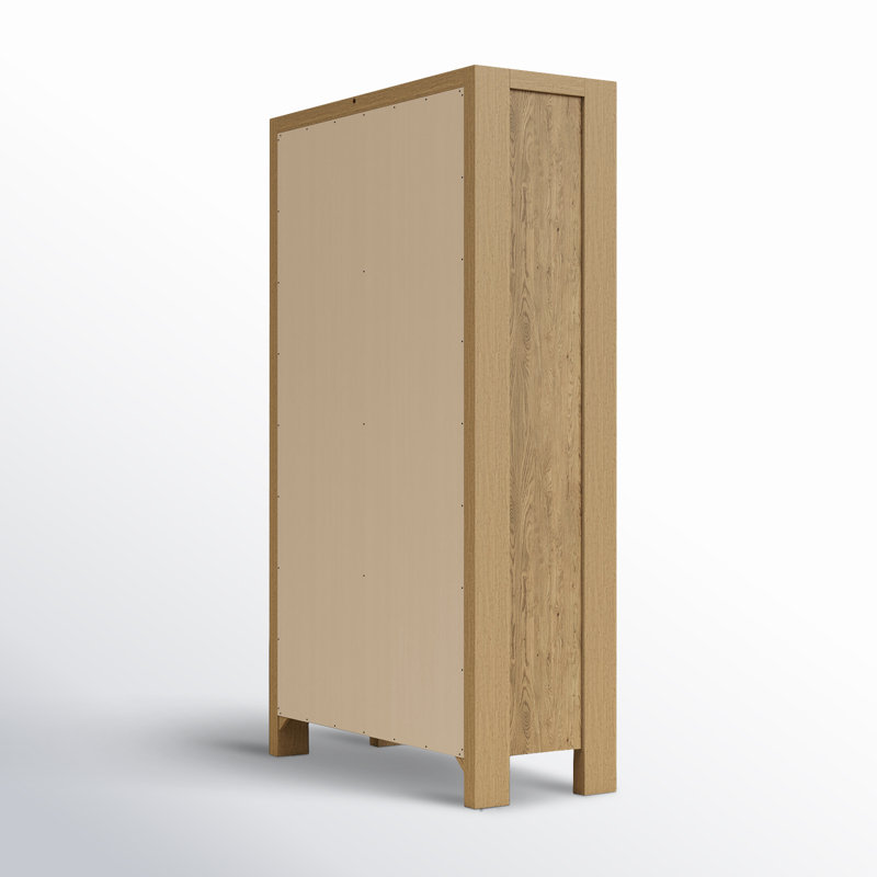 Laroche Natural Oak and Glass Display Cabinet