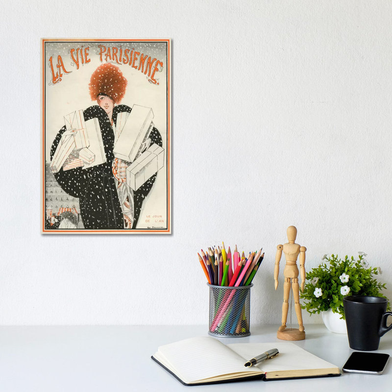 1921 La Vie Parisienne Magazine Cover by The Advertising Archives - Gallery-Wrapped Canvas Giclée on Canvas, Canvas