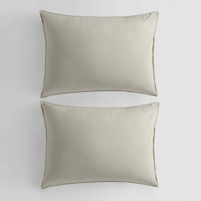 Calvin Klein Washed Percale Cotton Solid Comforter Set