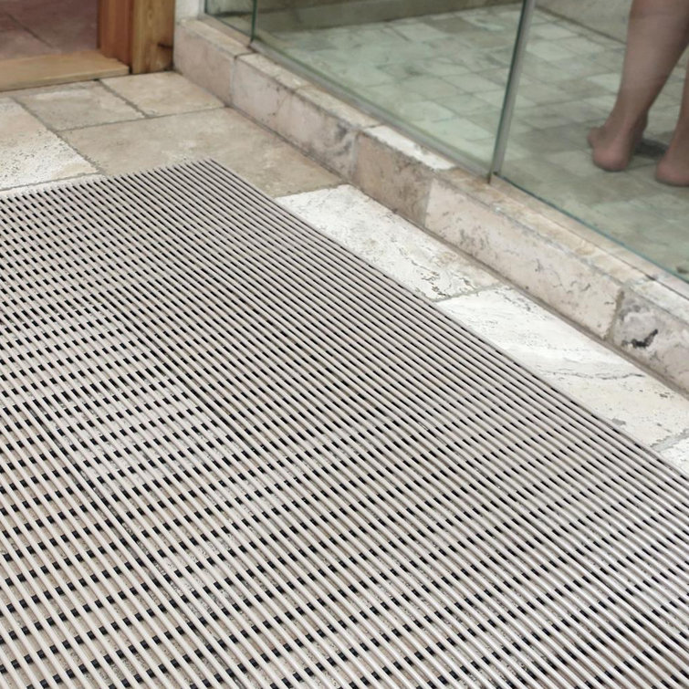 Drainage Tile Shower Mats are Locker Room Floor Tiles / Pool Tiles