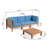 Belle Sofa Seating Group with Cushions-366908354