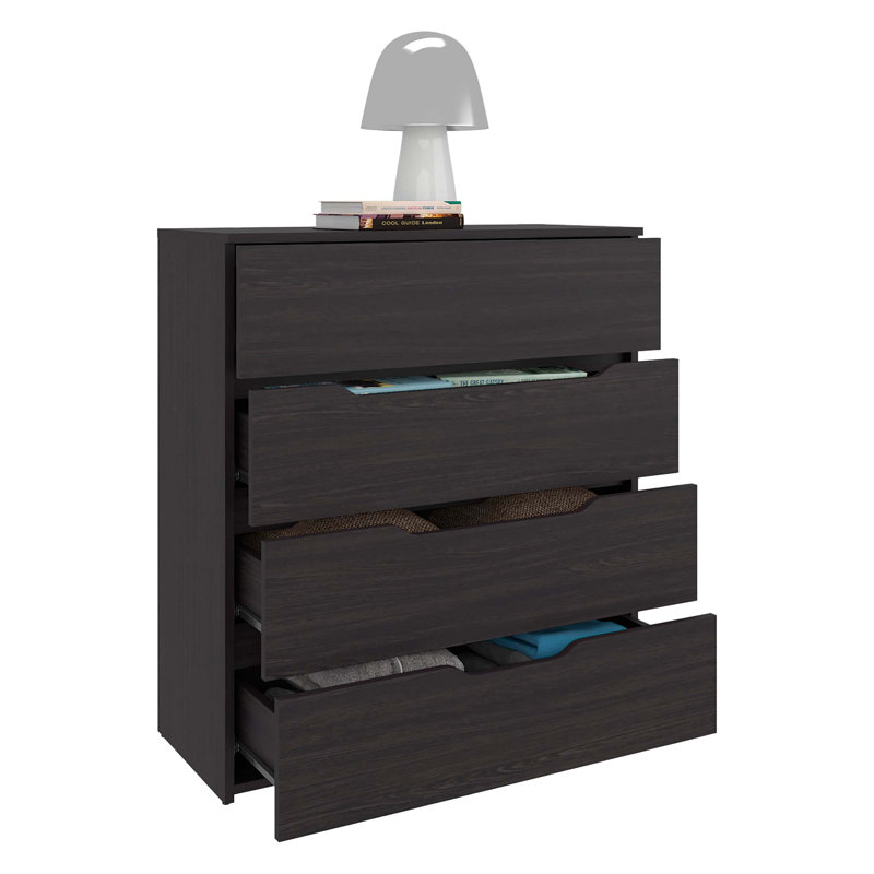 Commode 4 tiroirs, Wengé