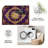 1PC Deep Purple Metallic Gold Vintage Boho Mandala Persian Floral area rugs for Living Room, Soft, All seasons, Easy-maintain, Washable Indoor mat, Farmhouse suitable for for dining table, entryway, bedroom...-1870604056