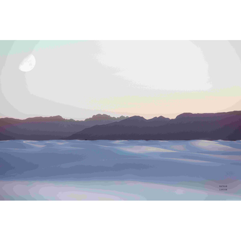 Photographie «White Sands Dream» par Nathan Larson, H 24 po x l 36 po, Toile tendue