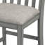 Ensemble de salle à manger charmant à hauteur de comptoir avec rangement pratique et chaises élégantes